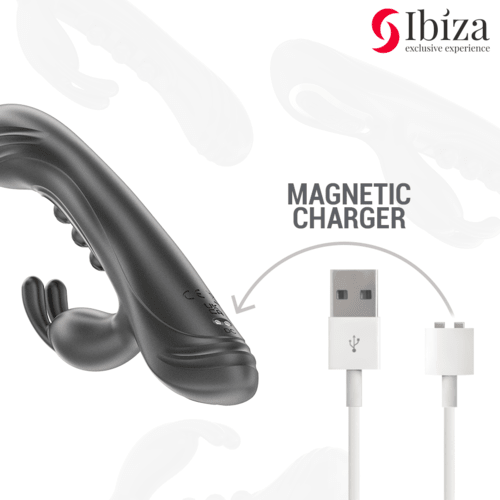 Vibrator Rabbit cu Pulsatii si Vibratii Punct G - IBIZA - Vibrator - Sensivo