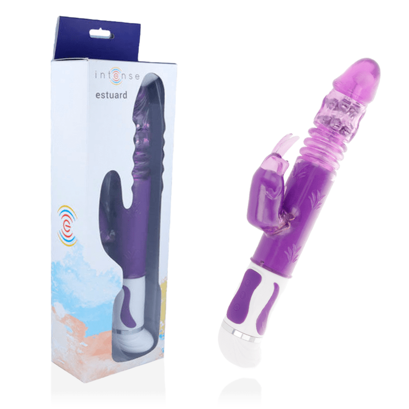 Vibrator Rabbit Rotativ Up Down Intense Estuard Mov - Vibratoare - Sensivo