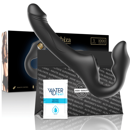 Vibrator Strapless cu Telecomanda 3 Motoare 1000 Combinatii - IBIZA - Vibrator - Sensivo